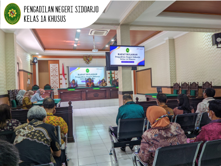RAPAT BULANAN PERIODE JANUARI PENGADILAN NEGERI SIDOARJO